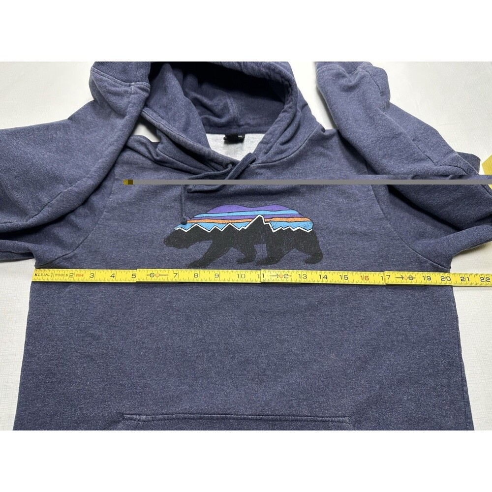 Women's Patagonia Fitz Roy Bear Midweight Hoody Size Medium Navy Heather #39522 - Picture 9 of 11